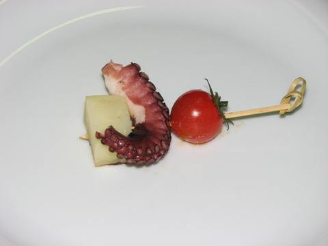 Spiedino di piovra Spiedino di piovra