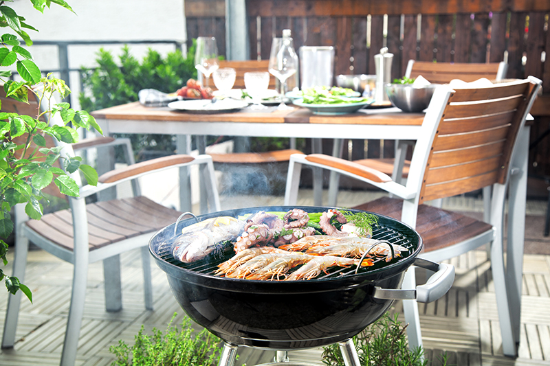 Barbecue da balcone senza fumo: Twingrill